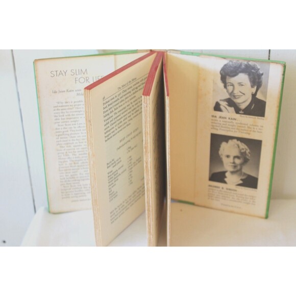 Vintage Stay Slim For Life Ida Jean Kaim Mildred B. Gibson Hardcover Book - Picture 4 of 7